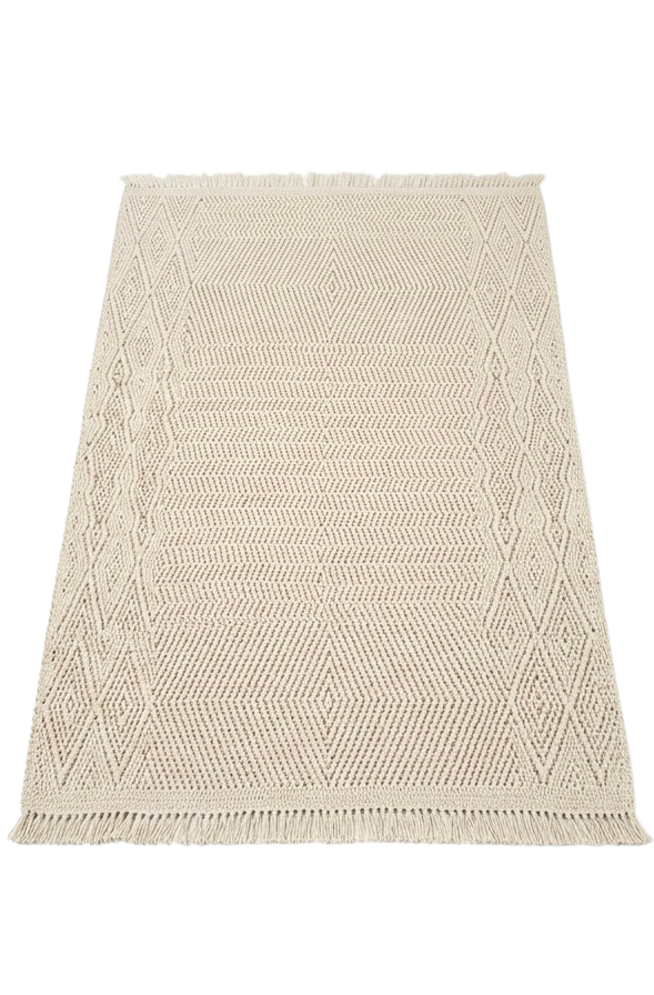 Ata tohumu kenevir liflerinden üretilmiş doğal ve dayanıklı kilim